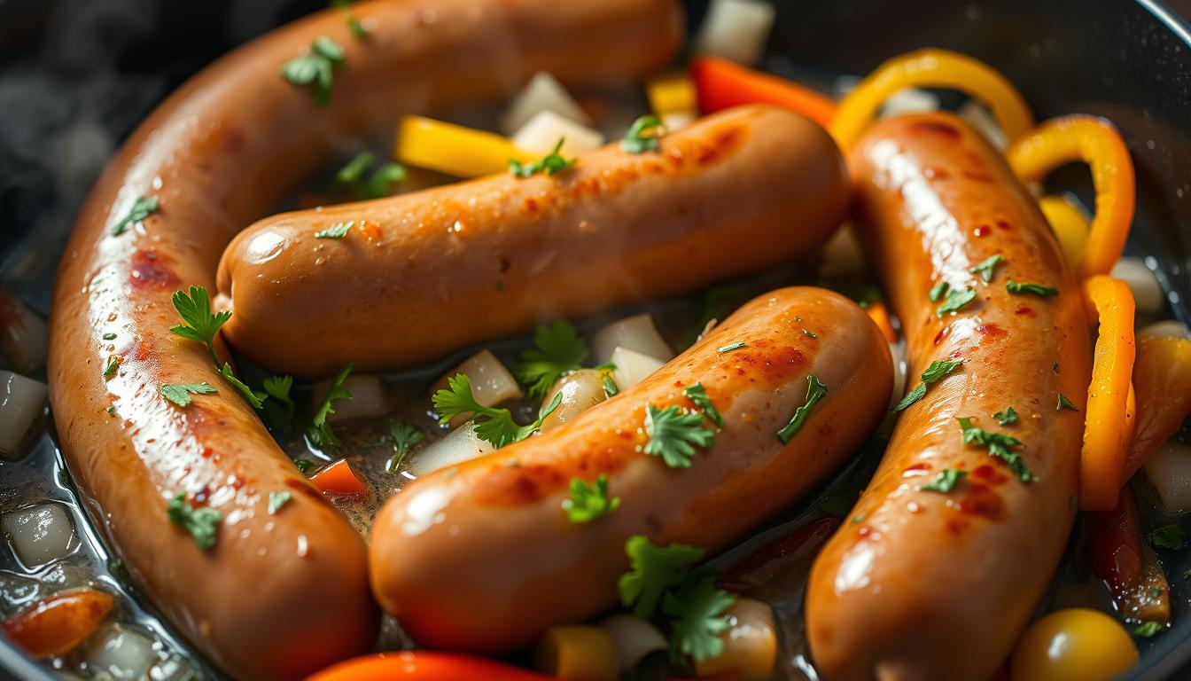 Cook Bratwurst On Stove